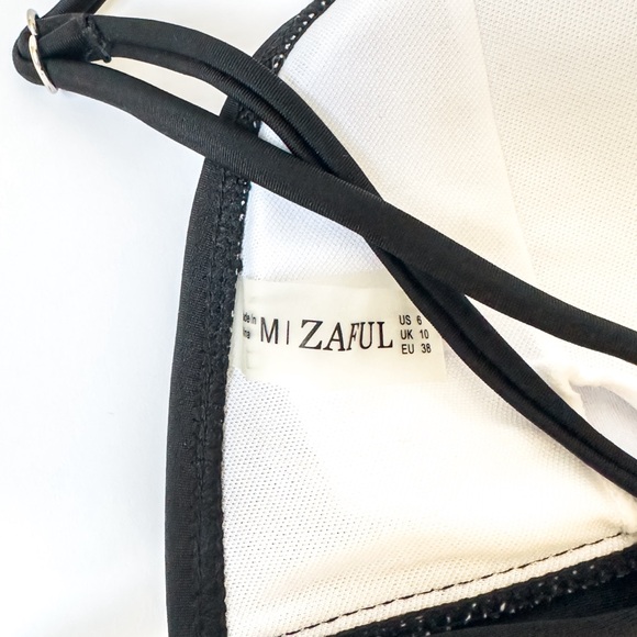 Zaful Padded Triangle Bikini Top Black - Picture 4 of 4